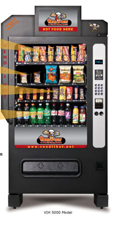 hot and cold food vending machines