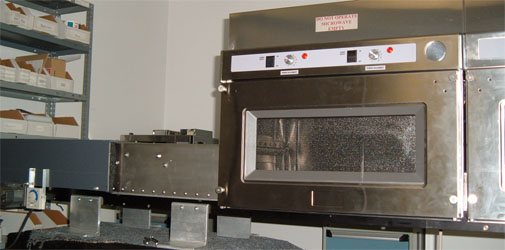 bench top microwave conveyor